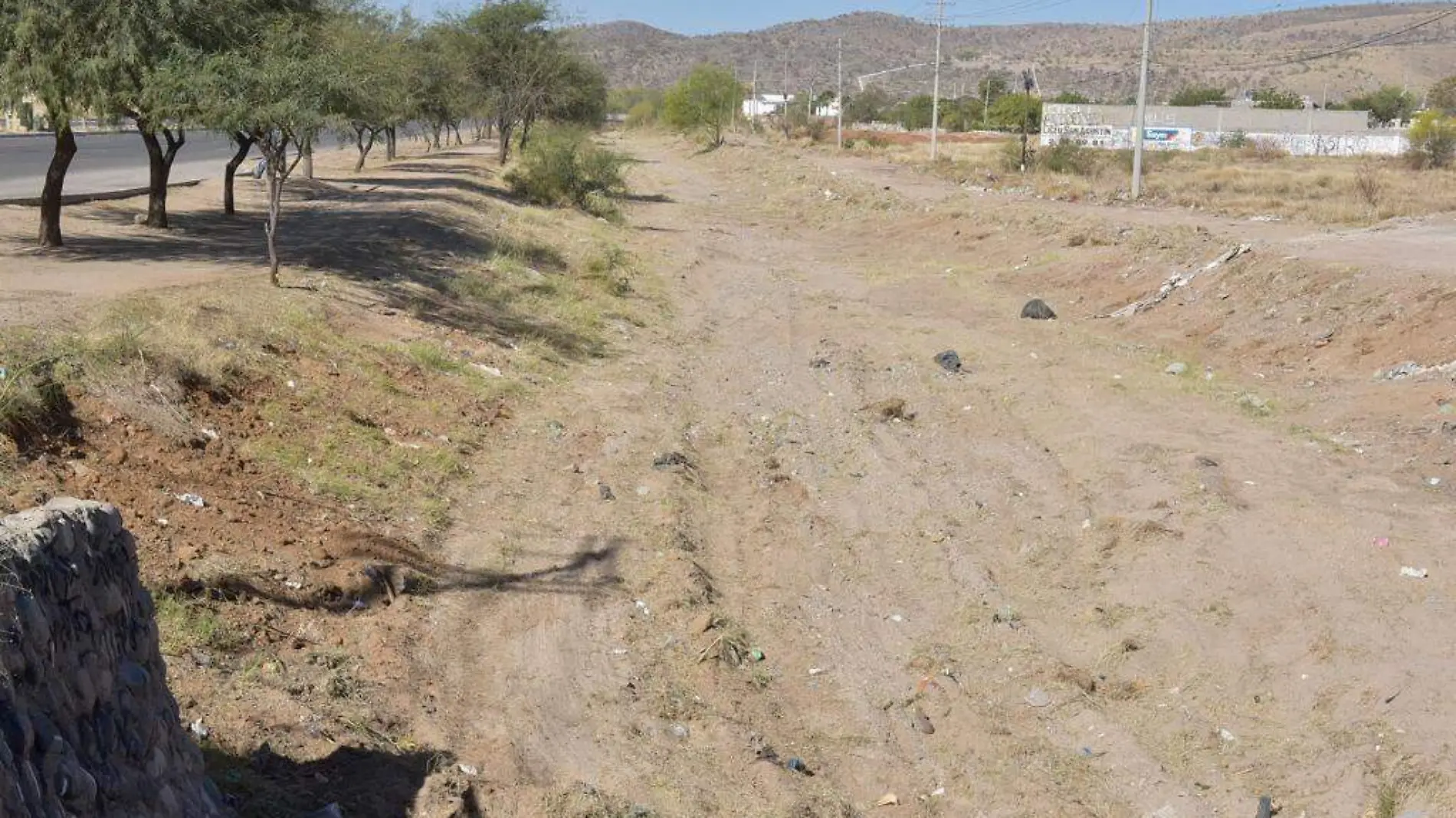 canal pluvial rehabilitado en Hermosillo